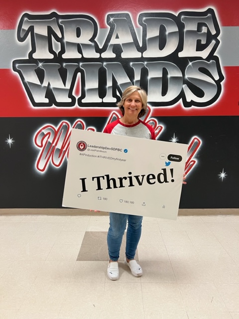 The Leadership Development team would like to congratulate Eleni Spanos for thriving her first year as assistant principal at Tradewinds Middle School. Keep thriving, AP Spanos! #APInduction #TopTalentGrowsHere #Thriving