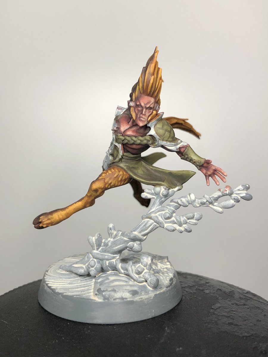 FancyKelvin's tweet photo. Tonight,I adjusted the sideburns and worked more on the face. I also started on the leather and cloth.
#aos #warhammercommunity
#gamesworkshop #ageofsigmar #wip #warhammerwip #hobbypainter #paintingwarhammer #miniaturepainting 
#sylvaneth #kurnoth #skaethswildhunt #kurnothi https://t.co/6c06XUAPSV