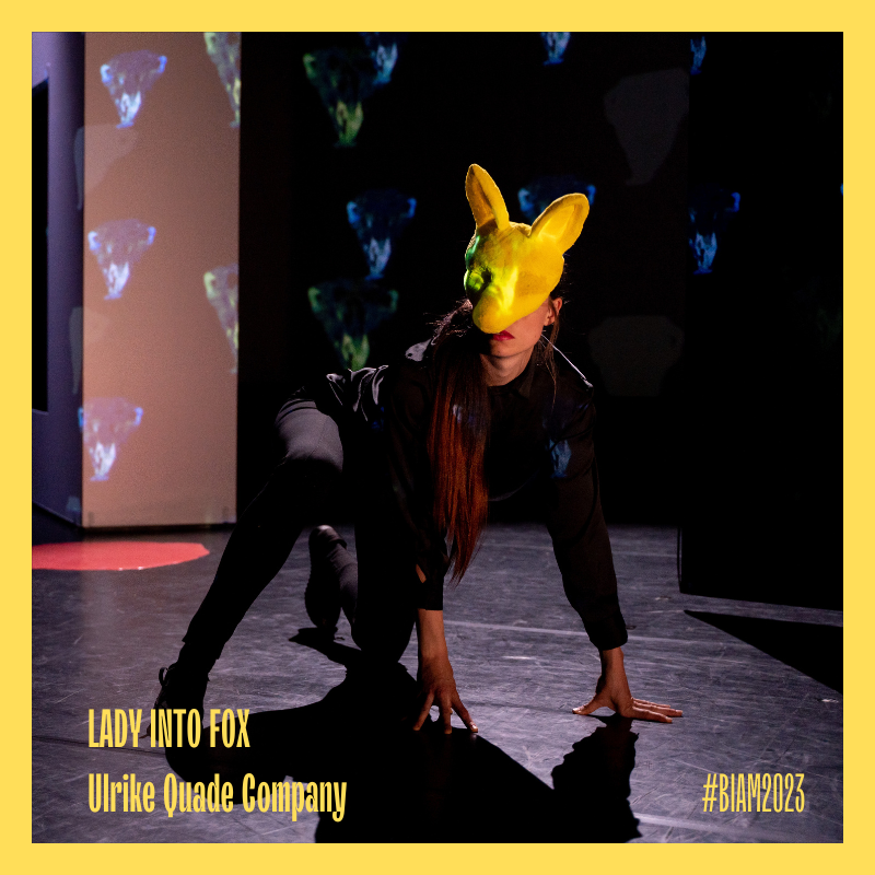 #biam2023 Il était une fois une femme transformée en renard...🦊
Pour connaître la suite de cette histoire, ne manquez pas LADY INTO FOX par @UlrikeQuadeComp au Mouffetard-CNMa.

📆 le 26/05 à 20h et le 27/05 à 18h 
👉 informations et réservations : bit.ly/423yYL6