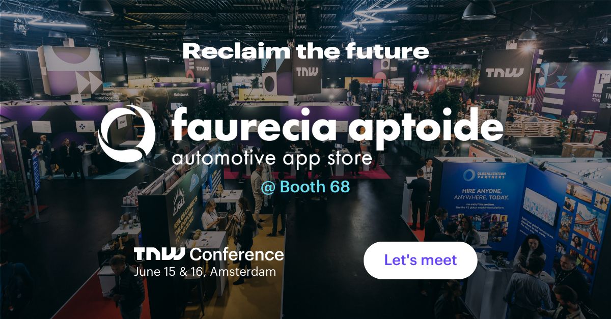 We're excited to be partnering with <a href="/thenextweb/">TNW</a> as a Sponsor and Exhibitor for #TNWConference 2023!

Join us on June 15 &amp; 16 in Amsterdam to discover more about Faurecia Aptoide and the work we're developing with OEMs and App Developers to create the future of connected cars
#tnw