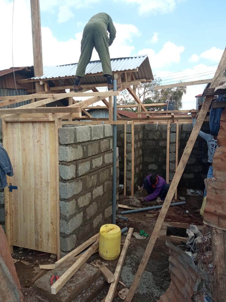 NgaoFoundation's tweet photo. The first photo below illustrates the state of washroom facilities at one of the schools in the informal settlement Kangemi while the second one shows new washroom facilities being constructed courtesy of The Ngao Foundation and @RotaryWestlands. The new facilities will support https://t.co/aIeNED4Vso
