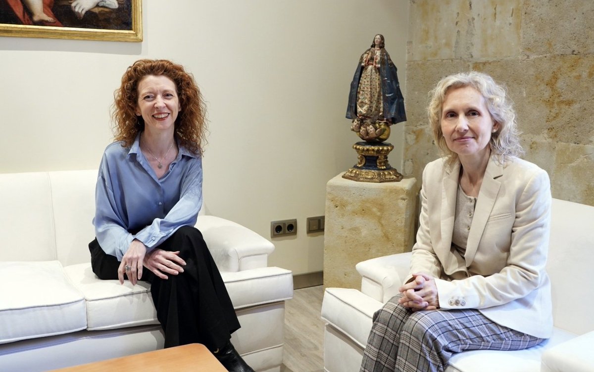 Reunión con la rectora de <a href="/upsa/">UPSA</a> para trasladarle las propuestas de CS:
✅ Retención de talento.
✅ Colaboración con las universidades para atraer tejido empresarial.
✅ Potenciación del sector de enseñanza del español.
✅ Ampliación de la Universidad de la Experiencia.