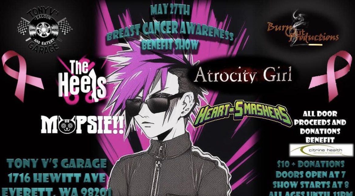 TheHeelsRawk's tweet photo. THIS SATURDAY! Benefit @Tony V’s Garage in Everett! https://t.co/tBKrXWxVOf