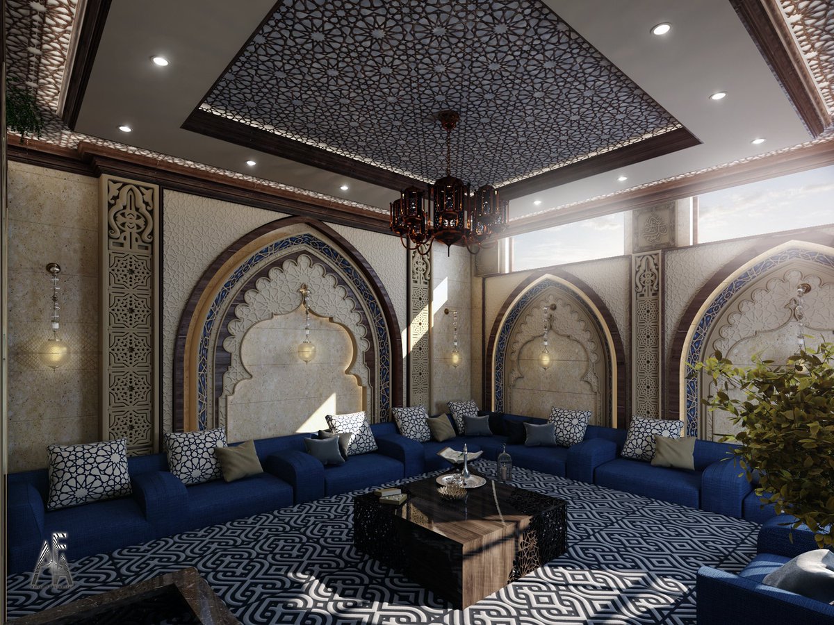 « Moroccan-style interior design, decor and architecture is so rich, vibrant, varied and inspirational. 

The Moroccan style is encouraging to be extravagant in dealing with textures and colors in decoration. »

— Interior Design Study