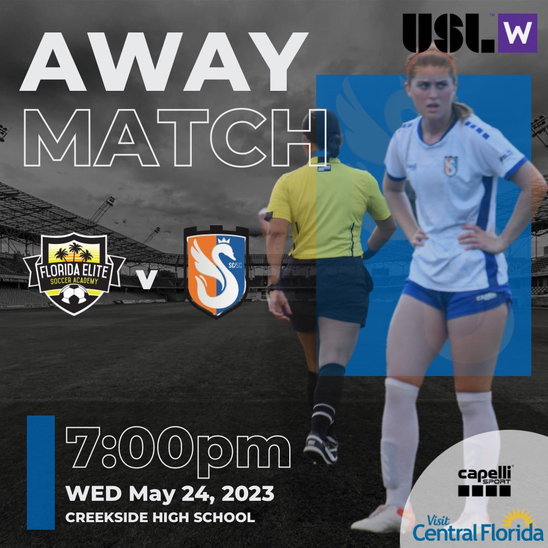 Time for a Roadtrip for our Swan City SC USL W League Ladies. 

We head to Jacksonville to take on Florida Elite Soccer Academy at 7pm tonight. 

You can watch here…webca.st/226992

Good luck ladies! 

#SwanCitySC #WeAreLakeland #prideoflakeland #USLWLEAGUE #ForTheW