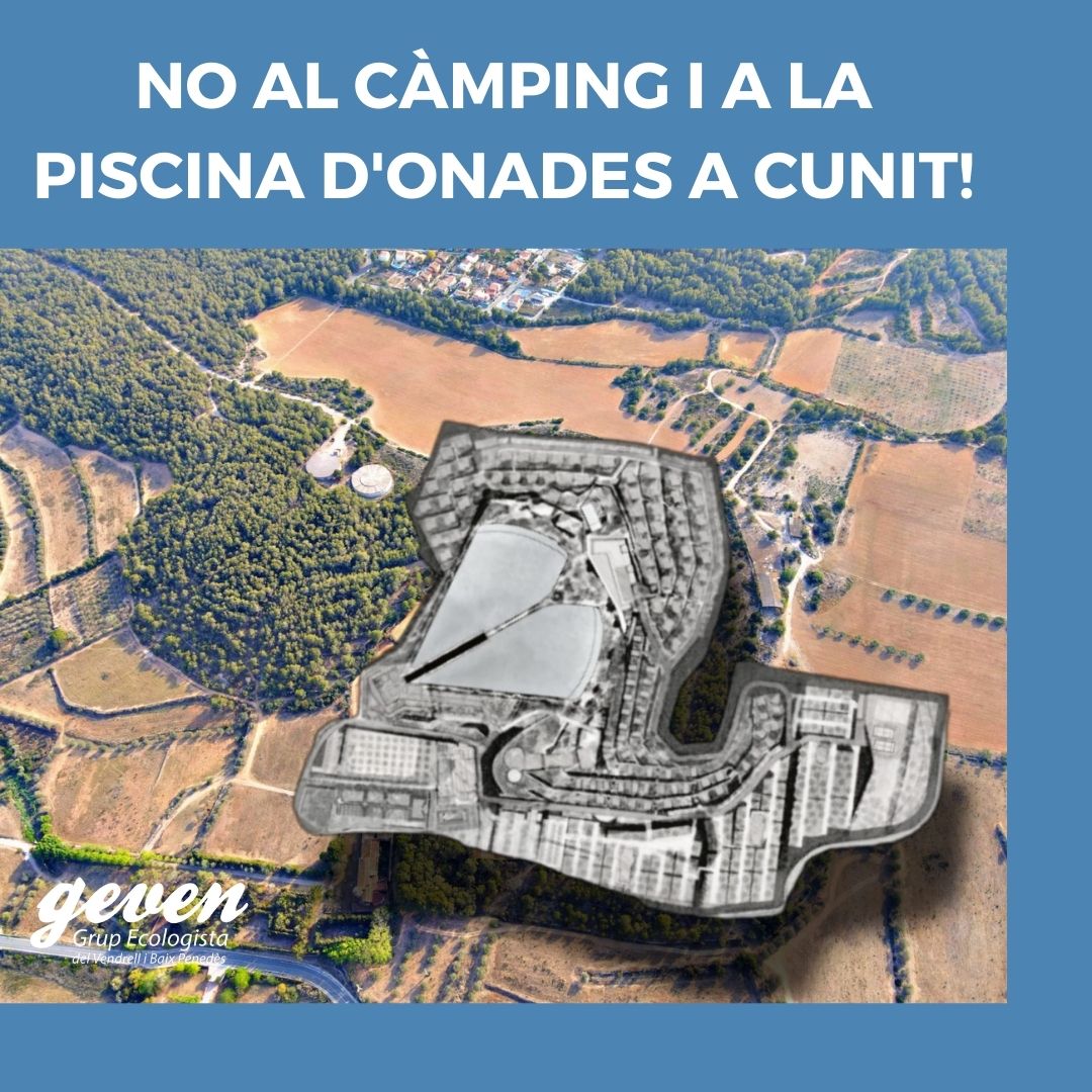 GEVEN2punt0's tweet image. 📣NI PISCINA D&apos;ONADES NI CÀMPING!🚫

HEM PRESENTAT AL·LEGACIONS CONTRA EL PROJECTE I TU TAMBÉ HO POTS FER.