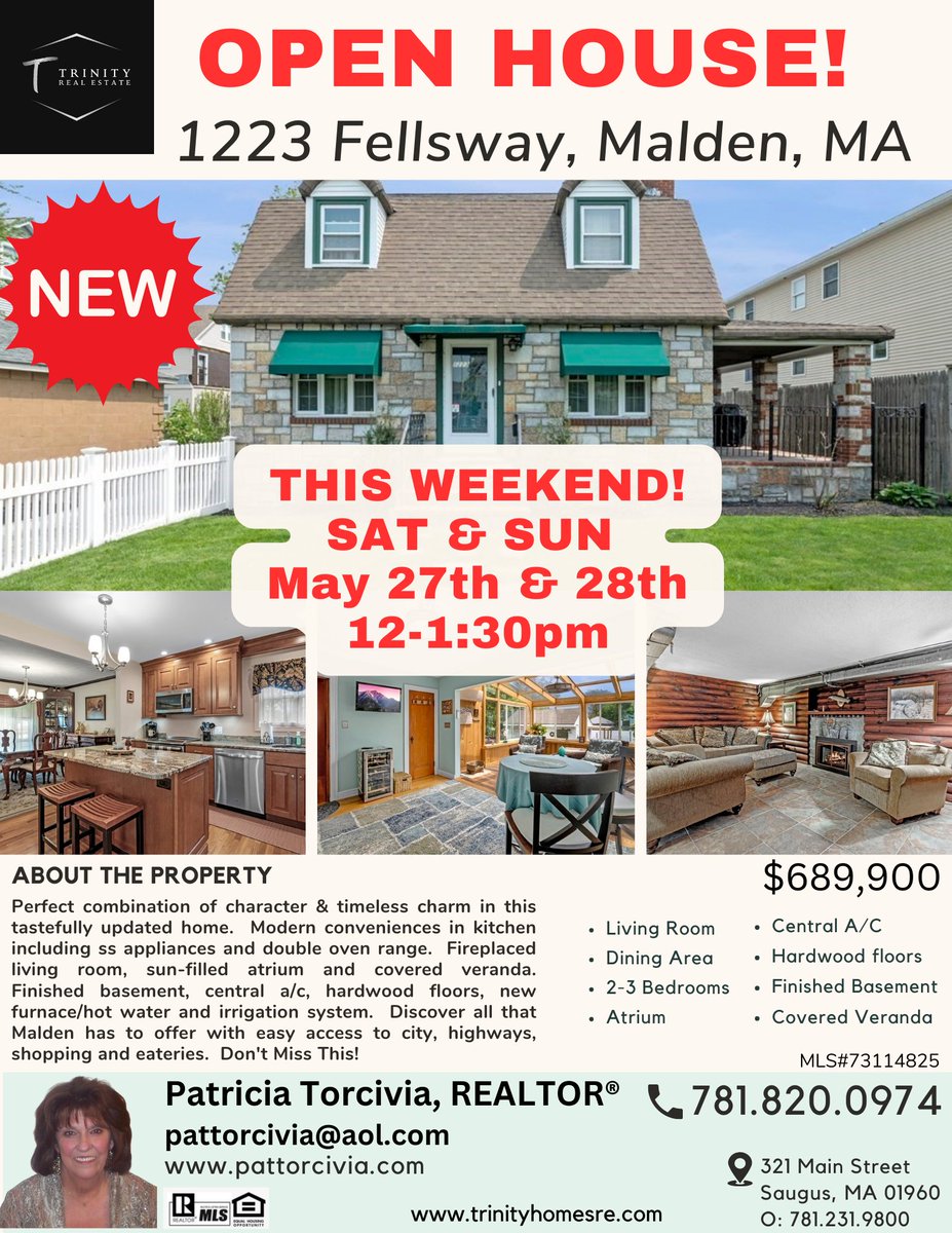 #openhouse, #malden, #buyingahome, #thisweekend, #dontmissthis