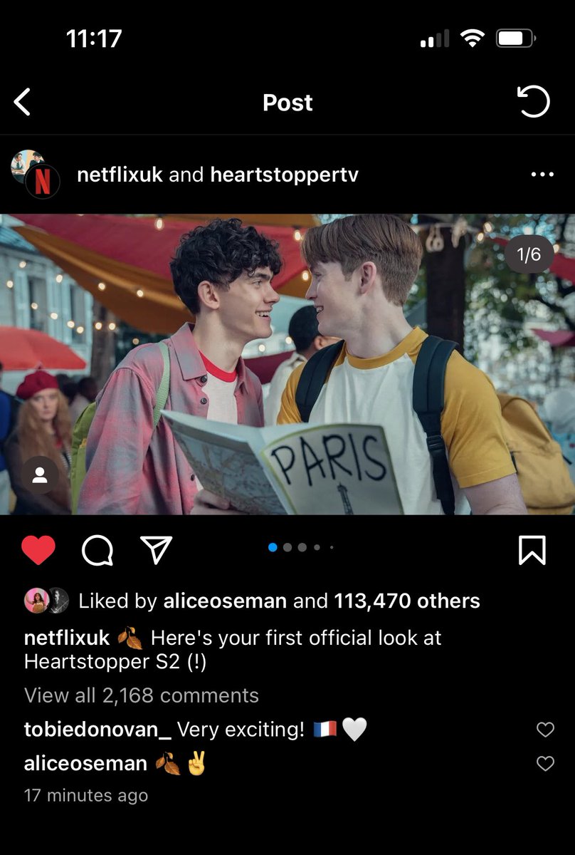 Alice Oseman really said, “Strike, what strike? We’re telling important stories and will not be silenced!!” #heartstoppers2 #NickAndCharlie #NickNelson #CharlieSpring