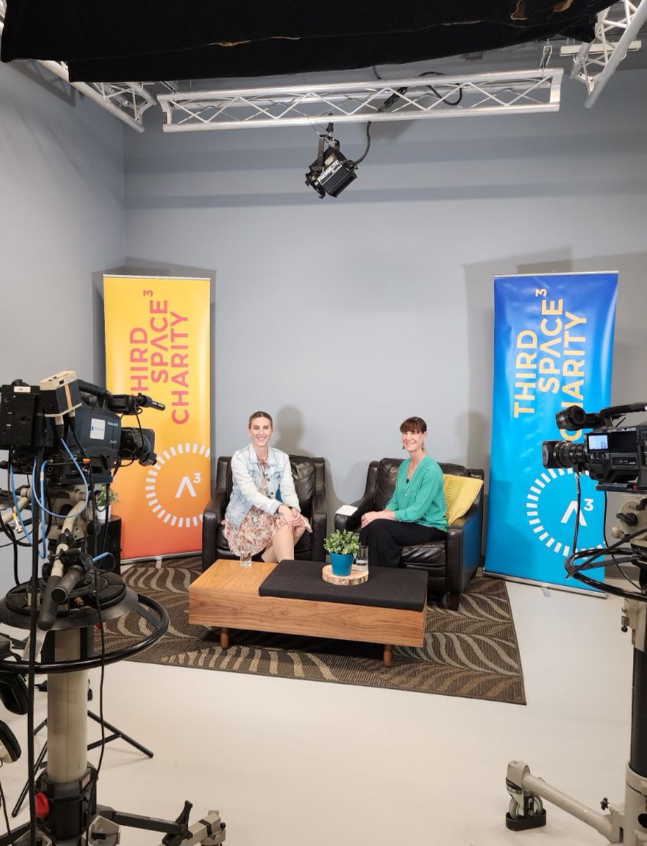 3rdSpaceCharity's tweet photo. Here’s a sneak peek of our next episode of Mental Health Matters on Shaw Spotlight.
For this episode, executive director @kmason10 interviewed queer activist and advocate Wilbur Turner of Advocacy Canada &amp; Majda Stojanovic, a local entrepreneur and mom of two and autism advocate. https://t.co/7uwmkgSkLL