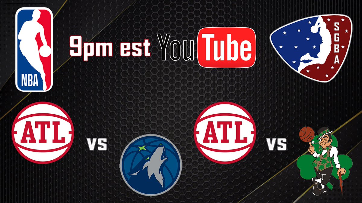 We have more Week 11 action tonight at 9pm est on <a href="/YouTube/">YouTube</a> with <a href="/ATLHawks/">Atlanta Hawks</a> vs <a href="/Timberwolves/">Minnesota Timberwolves</a> and <a href="/ATLHawks/">Atlanta Hawks</a> vs <a href="/celtics/">Boston Celtics</a>.  Swing by and see your favorite #NBA and SGBA players take the court. <a href="/iNetworkSports/">iNetwork</a> <a href="/GamerGrowth/">GamerGrowth</a> <a href="/DubbyEnergy/">DUBBY®</a> <a href="/SupportingStre3/">Network GG</a>  youtube.com/@SGBA2K/streams