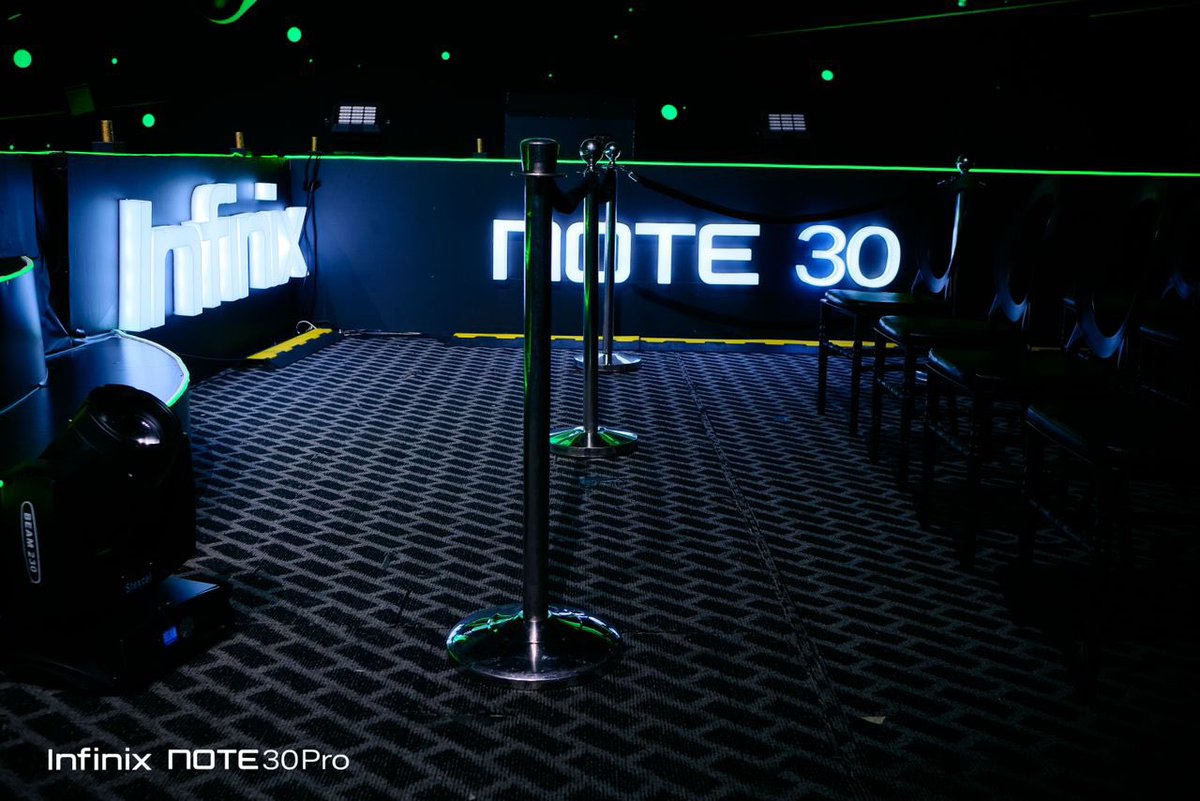 This is happening Live at the #InfinixNote30Launch , the settings is so beautiful and amazing, there are alot of public figures present at the #Note30SeriesLaunch . We are about to uncover the latest digital phone by  @InfinixNigeria. 👏👏