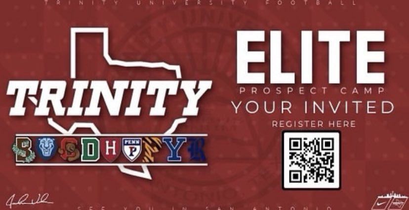 JakeLindsey21's tweet photo. I will be attending the Trinity elite camp on June 10th. https://t.co/oEbJGke1n5