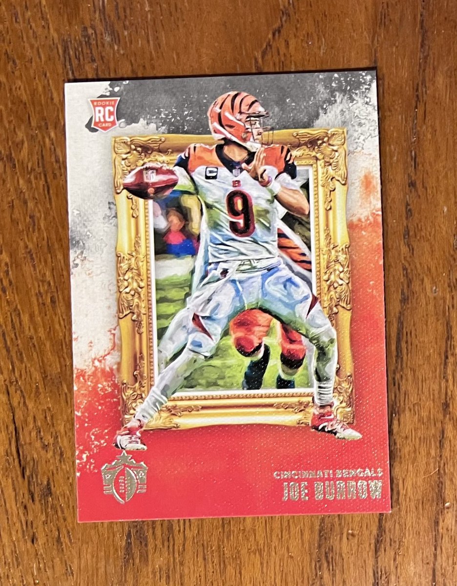 CardsCollects's tweet photo. Joe Burrow Gridiron Kings Rookie Card. #nfl #thehobby #whodoyoucollect https://t.co/bpSfSJilTC