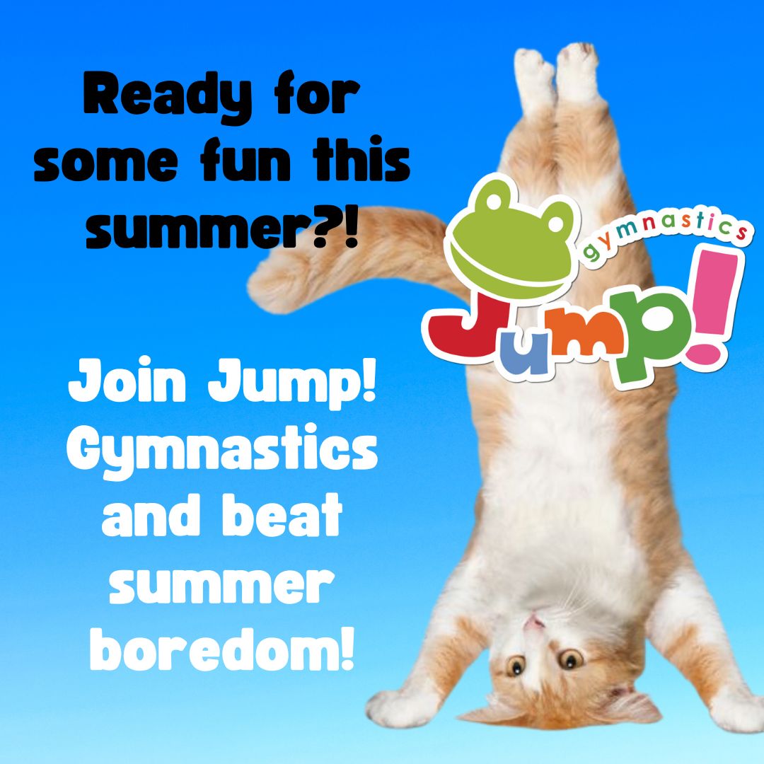Flip into summer with Jump! Gymnastics!
jumpgymnastics.com 

#GymnasticsLife #GymnasticsTraining #Gymnastics #KidsGymnastics #FitKids #KidsGym #KidsClasses #getmoving #seriousfun #funforkids #gymnasticsforkids #Austin #AustinTX #AustinGymnastics #AustinKids #JumpGymnastics
