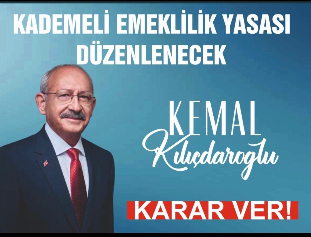 Sn Kılıçdaroğlu'ya mağduriyetimizi anlayıp söz verdigi için teşekkürler. 

Afgan İçişleri "Resmi Gazete'de" Sığınmacılar  #OyumKemalKılıcdaroğluna #DolarTL "Ümit Özdağ" Kandil Levent "Zafer Partisi" Suriye'de KK'ya "Süleyman Soylu" Protokolde " Kayyum
#İkibinlerKademeBekliyor