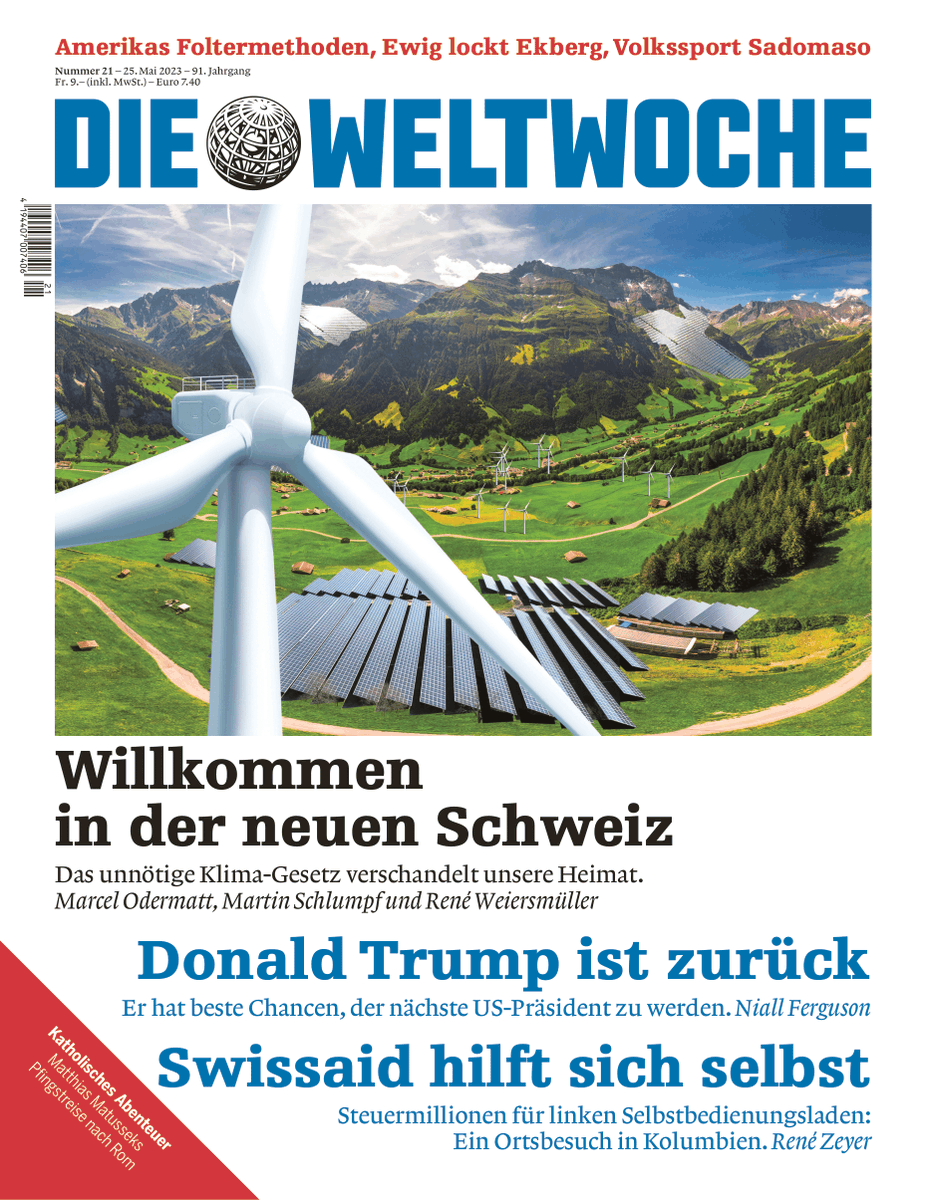 Weltwoche's tweet image. Aktuelle Ausgabe: Willkommen in der neuen #Schweiz ++ Donald #Trump ist zurück ++ #Swissaid hilft sich selbst
Weitere Informationen finden Sie auf weltwoche.ch/aktuelle-ausga…