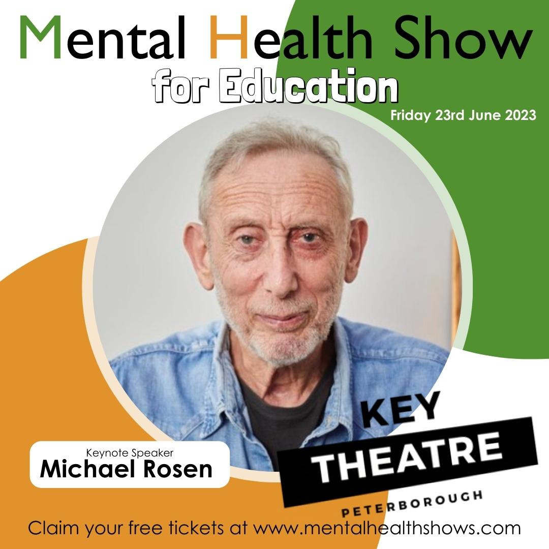 The Mental Health Shows (@themhshows) on Twitter photo EXCITING NEWS! We have a new venue right in the centre of Peterborough, and all of our events are now FREE! Including our keynote talk from <a href="/MichaelRosenYes/">Michael Rosen 💙💙🎓🎓 NICE 爷爷</a>
mentalhealthshows.com/event/seminar-…
BOOK YOUR TICKETS TODAY TO AVOID DISSAPOINTMENT! EXCITING NEWS! We have a new venue right in the centre of Peterborough, and all of our events are now FREE! Including our keynote talk from <a href="/MichaelRosenYes/">Michael Rosen 💙💙🎓🎓 NICE 爷爷</a>
mentalhealthshows.com/event/seminar-…
BOOK YOUR TICKETS TODAY TO AVOID DISSAPOINTMENT!