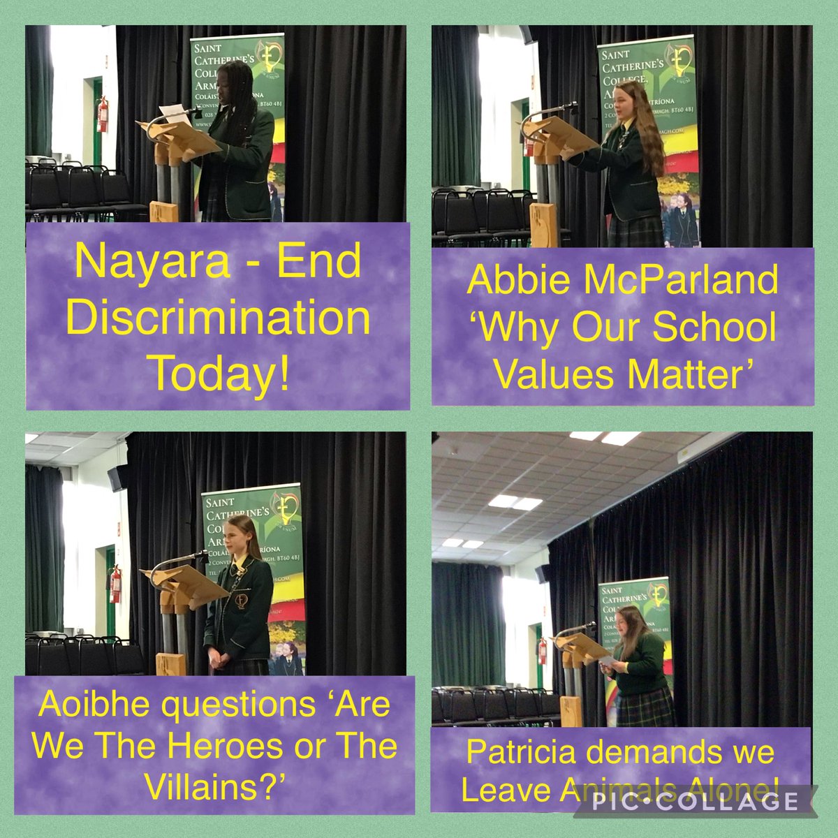 stcatherineseng's tweet photo. Wow! We have been blown away by the high standards set by Year 9 so far this week in their lunchtime Ted Talk style ‘CAT’ talks. More to come tomorrow… keep up the great work, Year 9! #CATtalks #oracyinaction @Ks3St @stcatherines247 https://t.co/wR7qCDRdE4