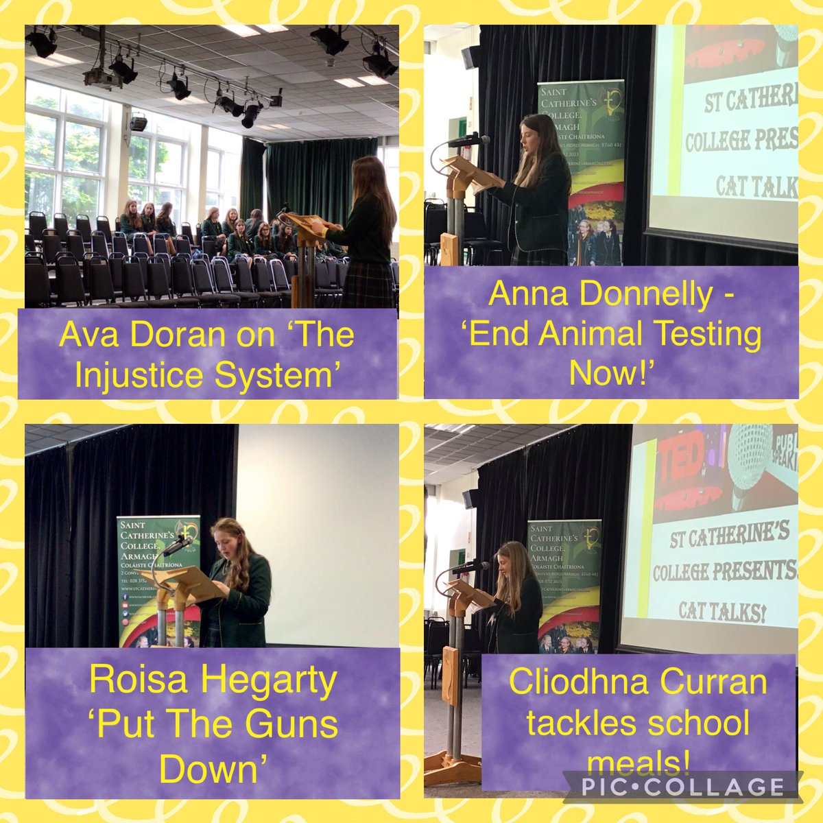 stcatherineseng's tweet photo. Wow! We have been blown away by the high standards set by Year 9 so far this week in their lunchtime Ted Talk style ‘CAT’ talks. More to come tomorrow… keep up the great work, Year 9! #CATtalks #oracyinaction @Ks3St @stcatherines247 https://t.co/wR7qCDRdE4