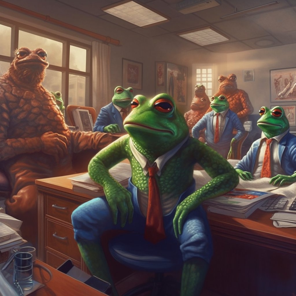 I am a business frog
I am a business