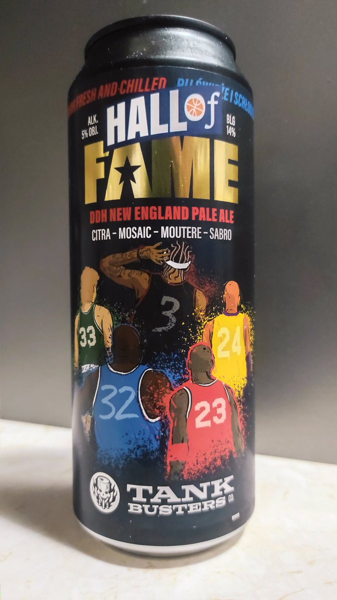 BojanowskiMarek's tweet photo. #297
πΊ Hall Of Fame
π΅π± TankBusters
DDH New England Pale Ale
Alk. 5.0%
Ekst.wag. 14.0
3.5/5
#craftbeer #polishbeer #paleale #NewEngland #piwokraftowe #browar #TankBusters #DDH #beergeak #beerpics #wroclaw https://t.co/osVwIqepD2