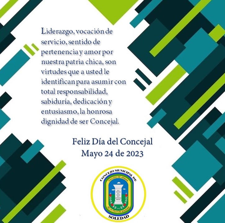 Feliz día del Concejal.