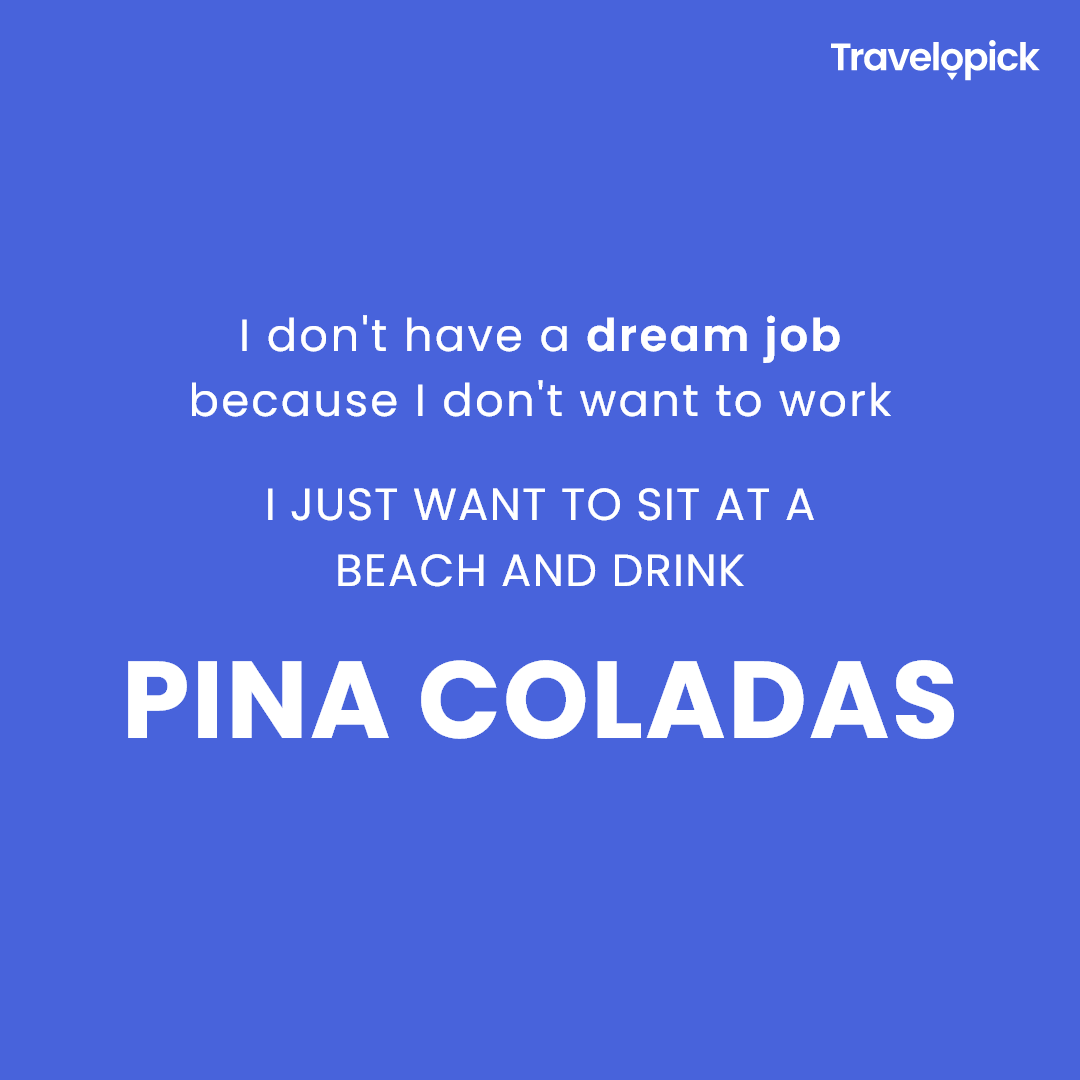 travelopick's tweet image. This is the dream. Who's with us? 🍹🏖️ #beachlife #pinacolada #travel #travelopickus #travelusa #travelling