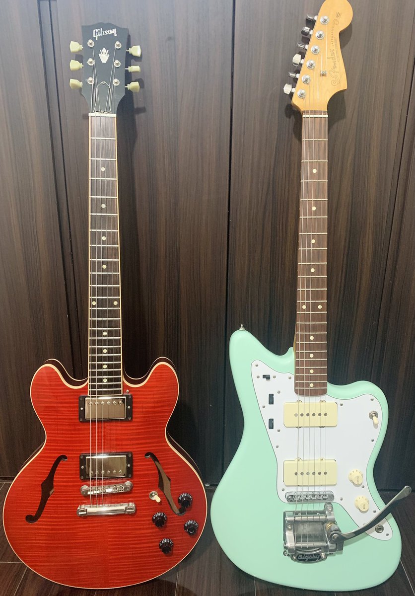 D_aisuke91's tweet image. 最近このギター2本で全て済ませてる。
結論の2本🎸