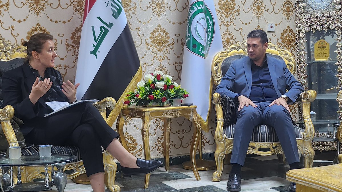 GermanyinIraq's tweet photo. Data and stakeholder buy-in - two key factors to successfully reform Iraq’s economy, especially develop the private sector. #Germany and its partners from the #IECG facilitate regular formats for stakeholders to meet and exchange with the Iraqi government representatives. https://t.co/XvDAbTzmTM