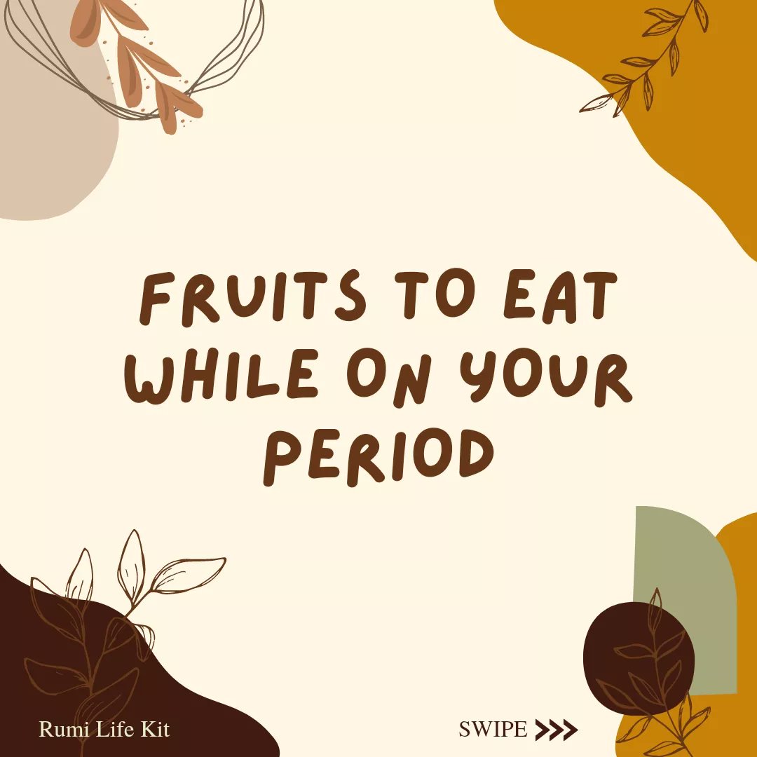 rumilifekit's tweet photo. During your monthly menstrual period, you loose lots of nutrients that needs to be replenished.

Here is a list of some beneficial fruits that can keep you going during your menstrual cycle. 

Ensure you stay healthy always!

.
#period #periodpoverty #femalehealth #girls #women https://t.co/kvQgA8Dz11