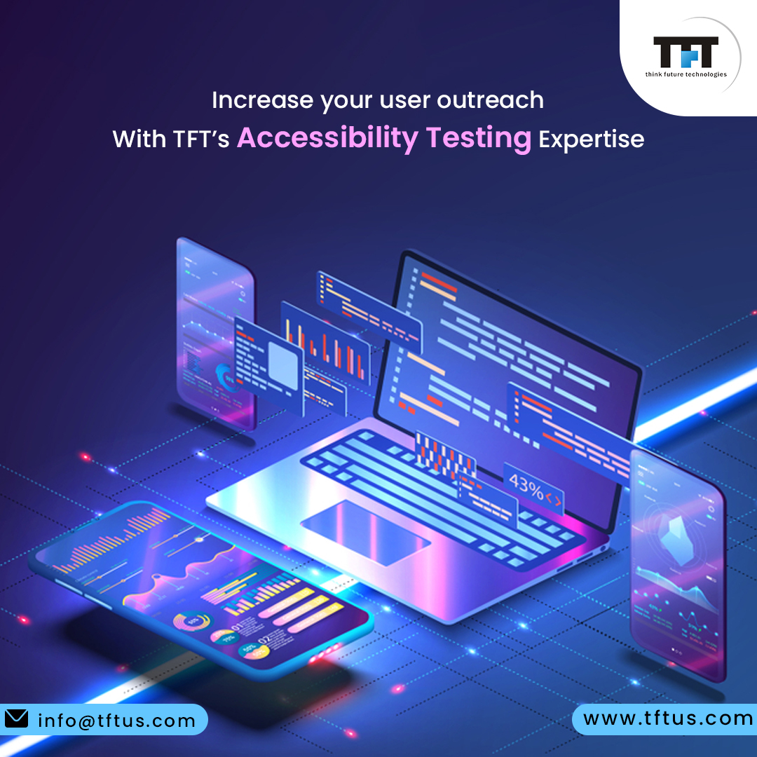 TFT accessibility testing expertise can help you resolve system issues and fine-tune your product to provide a better user experience to your customers.
Know more about our testing services: tftus.com/accessibility-…
#accessibilitytesting  #QualityAssurance  #accessibilityforall