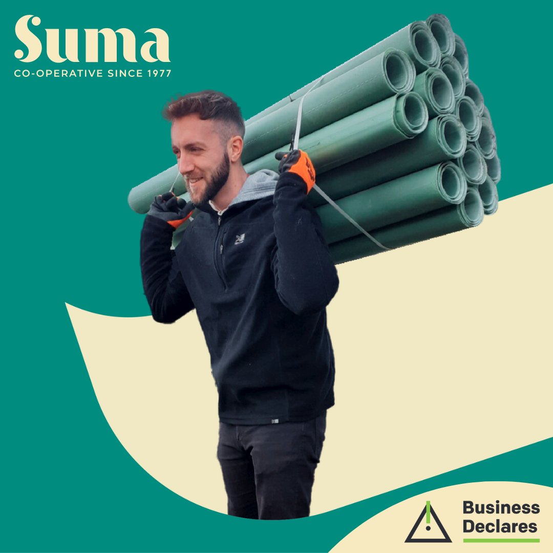 SumaWholefoods's tweet image. Suma is proud to announce our membership of @BizDeclares , the rapidly-growing network of businesses that acknowledge the climate and ecological emergency. Read more in our latest news - Link in bio! 

#businessdeclares #suma #sumawholefoods #sustainability