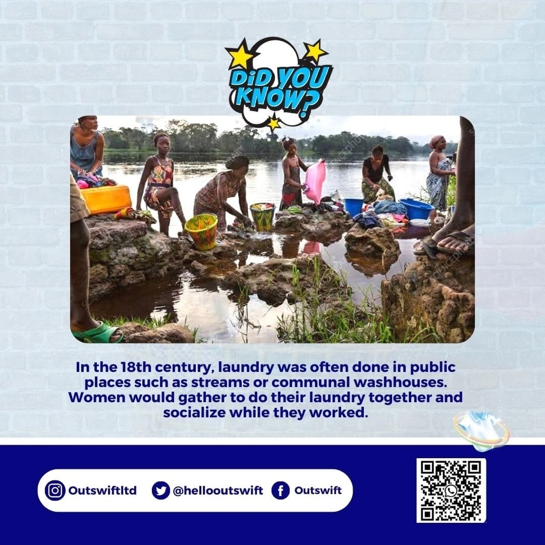 hellooutswift's tweet photo. Unveiling the Social Rhythm of the 18th Century, When Laundry Became a Joyous Gathering, Washing Away Stains and Forging Strong Bonds. #LaundryBondingTradition
#CommunityWashDay
#Laundry
#logistics
#Outswift https://t.co/CtX9VelI3M