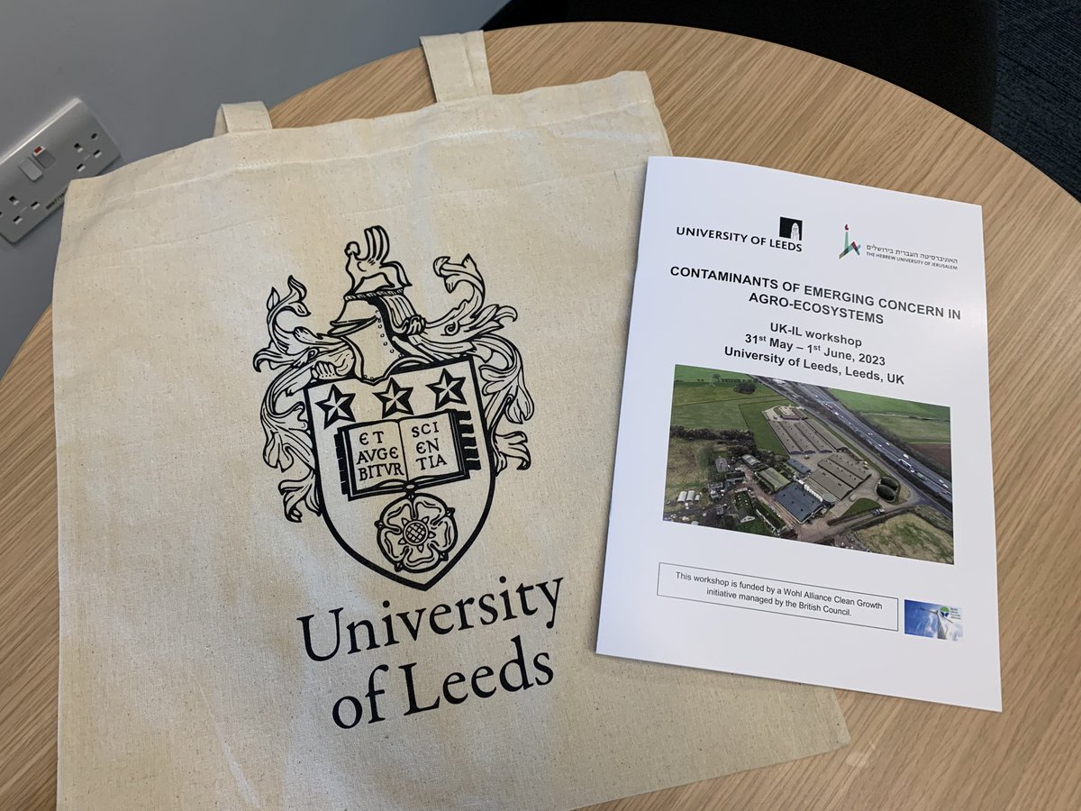 Final preparations underway for our UK-Israel workshop next week @UniversityLeeds on emerging #contaminants in the agricultural environment. We look forward to welcoming you all to @SoGLeeds #SoilHealth #pollution