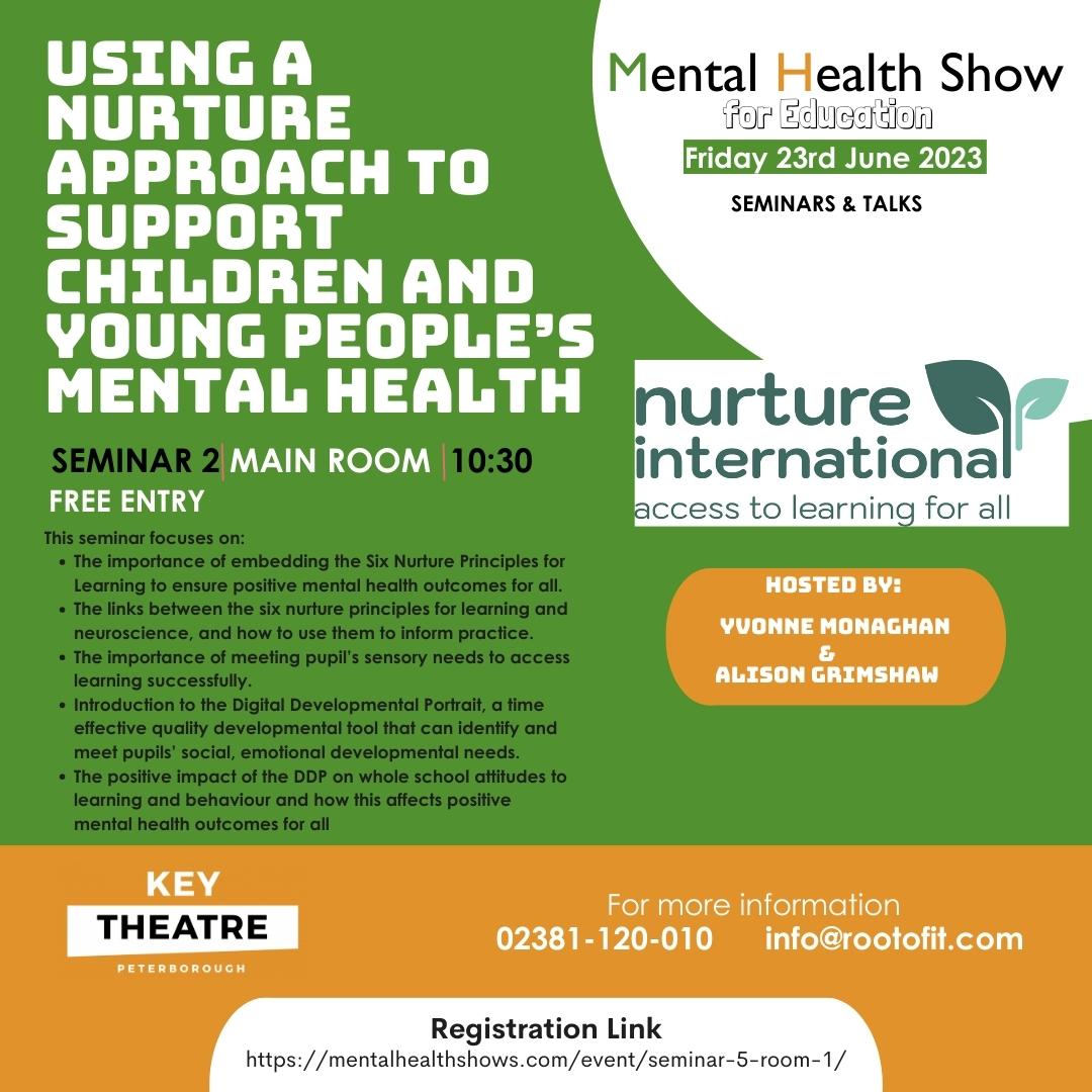 The Mental Health Shows (@themhshows) on Twitter photo Seminar Spotlight number 2!
Book yourself on one of our FREE Seminars today
mentalhealthshows.com/events/categor…
<a href="/nurtureintl/">nurtureinternational</a> Seminar Spotlight number 2!
Book yourself on one of our FREE Seminars today
mentalhealthshows.com/events/categor…
<a href="/nurtureintl/">nurtureinternational</a>
