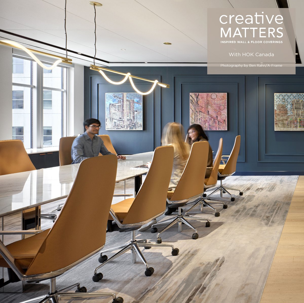 cmi_design's tweet image. Estelle, from our Sonance Collection, reimagined for a modern office boardroom. Learn more about how we modified an existing design to suit the needs of this project. creativemattersinc.com/featured/colle…

#creativematters #customproject #interiordesign #rugdesign #modernoffice #customrugs