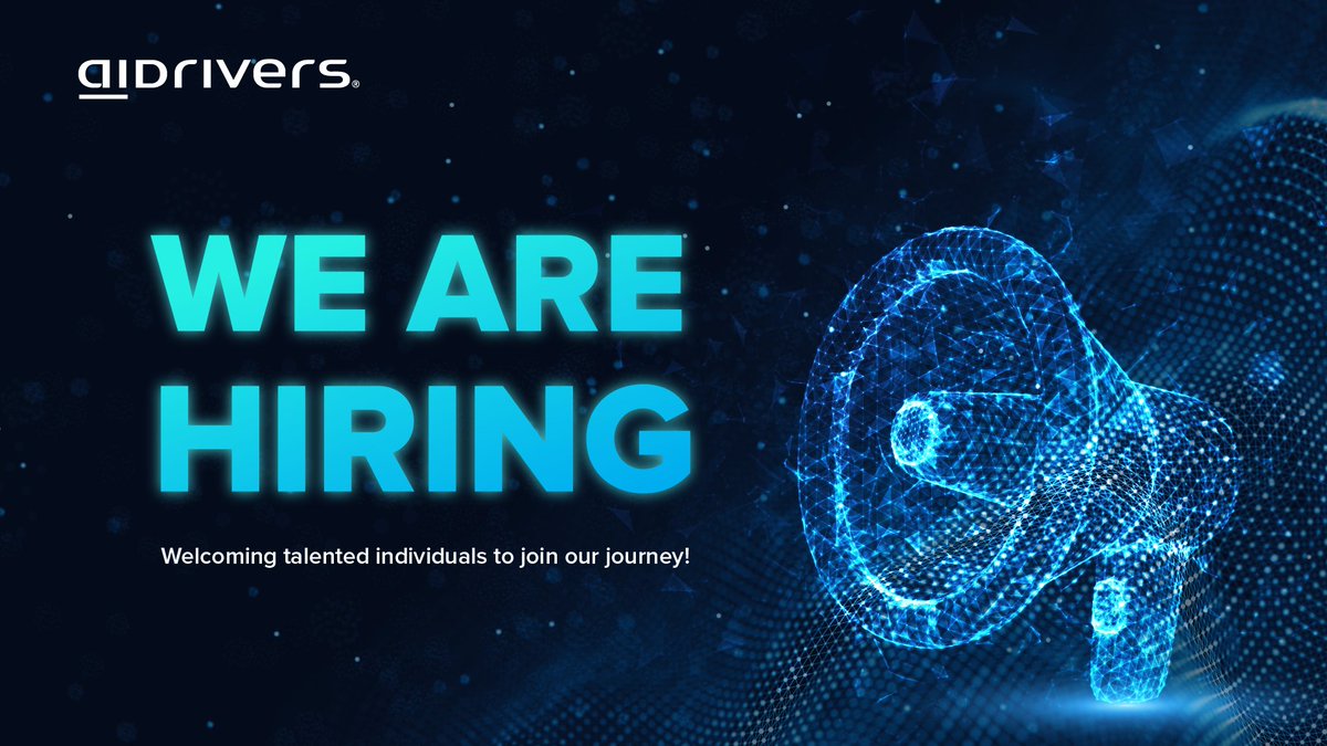 At #Aidrivers, knowledge is our power, together we drive meaningful #change and solve industrial problems. We invite all like-minded talents to join our journey towards a #sustainable #future !
Apply now at aidrivers.ai/careers

#Hiring #Autonomousmobility #SustainableAutonomy