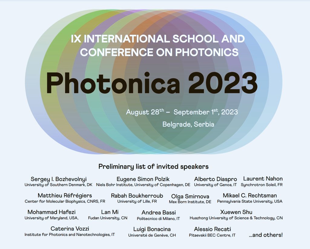 Photonica2023 tweet media