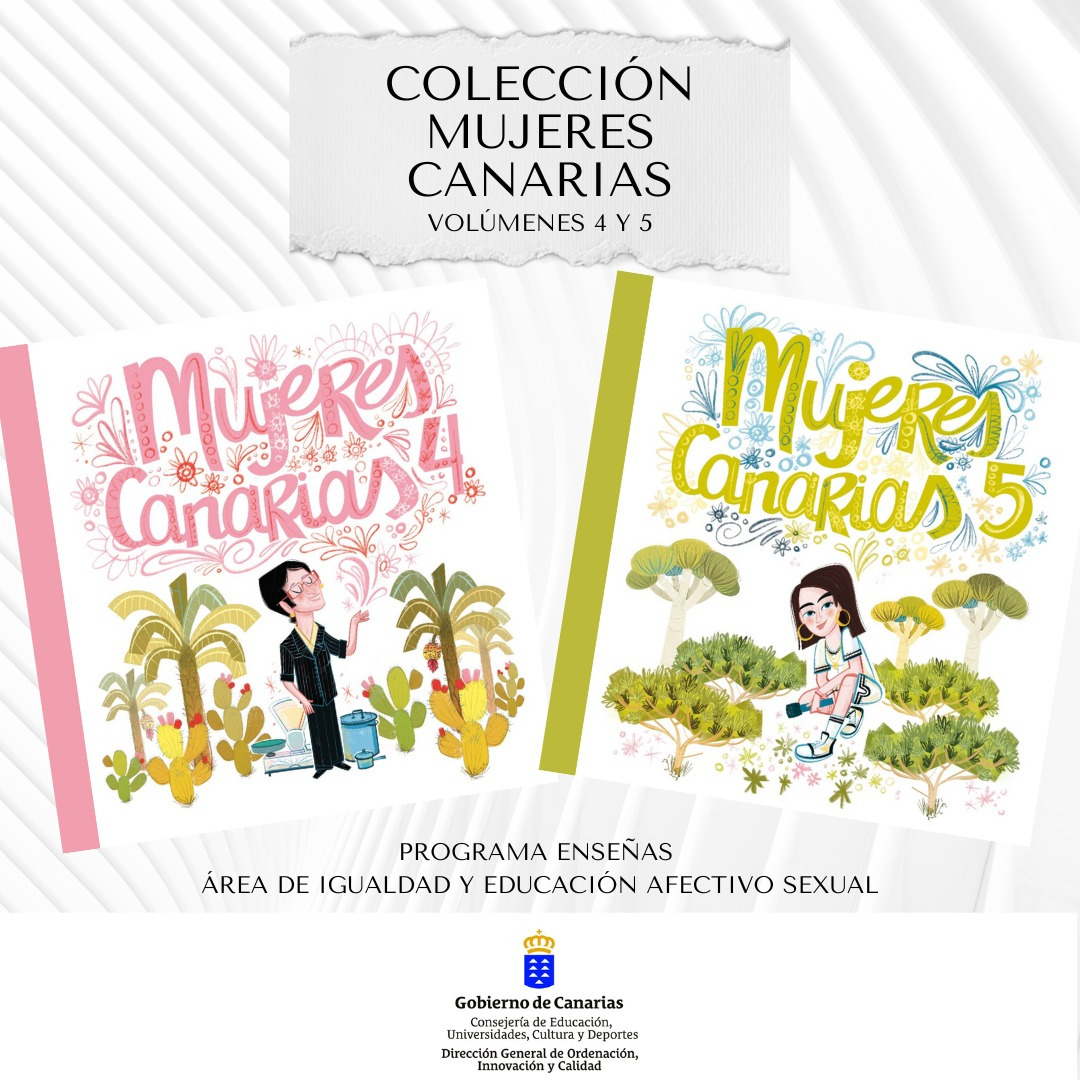🙋🏾‍♀️Educación publica dos nuevos volúmenes de la colección “Mujeres Canarias”

👩🏾‍🤝‍👩🏻La propuesta busca dar a conocer y visibilizar la realidad de las mujeres canarias a lo largo de la historia y en diversos ámbitos profesionales, culturales y sociales

➕ℹ👇🏾
www3.gobiernodecanarias.org/noticias/educa…