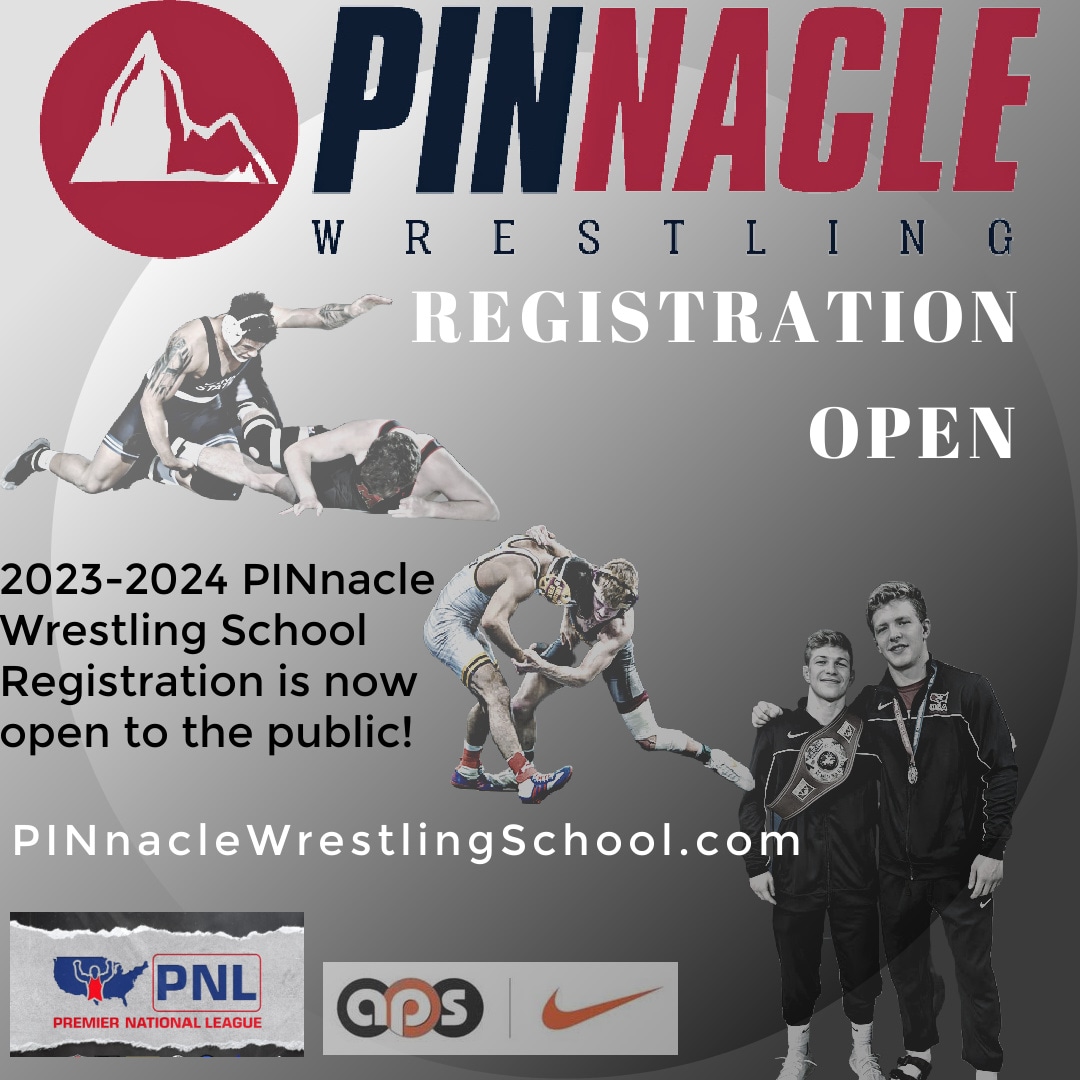 Follow in the footsteps of Champions! Registration is open for the '23-'24 season. 
PINnacleWrestlingSchool.com
📸-McKee by <a href="/Tony_Rotundo/">Tony Rotundo</a> , Kerkvliet by Penn St. Athletics