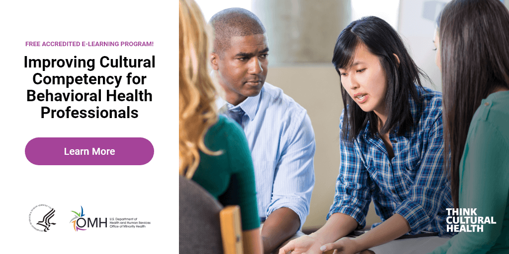 To improve #mentalhealth services for #AANHPI, providers should meet patients where they are and establish trust. Take this free, accredited behavioral health program to boost your cultural and linguistic competency skills: thinkculturalhealth.hhs.gov/education/beha… #AANHPIHM