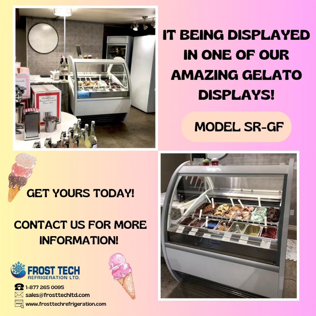 FrostTechRefrig's tweet photo. Beautiful displays for your tasty treat that keep them cold all summer long!
#pastrydisplaycase #pastry #display #bakerydisplay #pastrycase #pastrydisplay #bakerydisplaycase #gelatodisplay #gelatocase #icecreamdisplay #gelateria #pozzetti #delicase #commercialrefrigeration https://t.co/ssDS9wAcOq