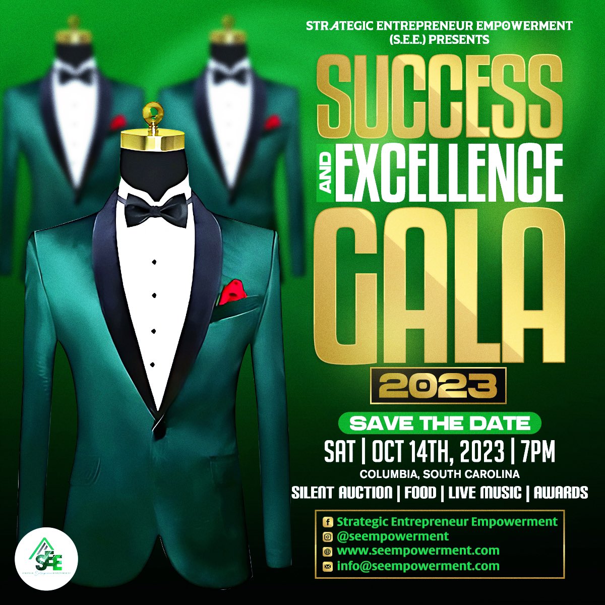 torrestocker's tweet photo. We are five months away from the 2023 Success and Excellence Gala sponsored by Strategic Entrepreneur Empowerment - SEE. We will be celebrating four years of business success and honoring some special guests for their examples of business excellence.

https://t.co/mng1J9ZMwh https://t.co/UGhnONcjFP