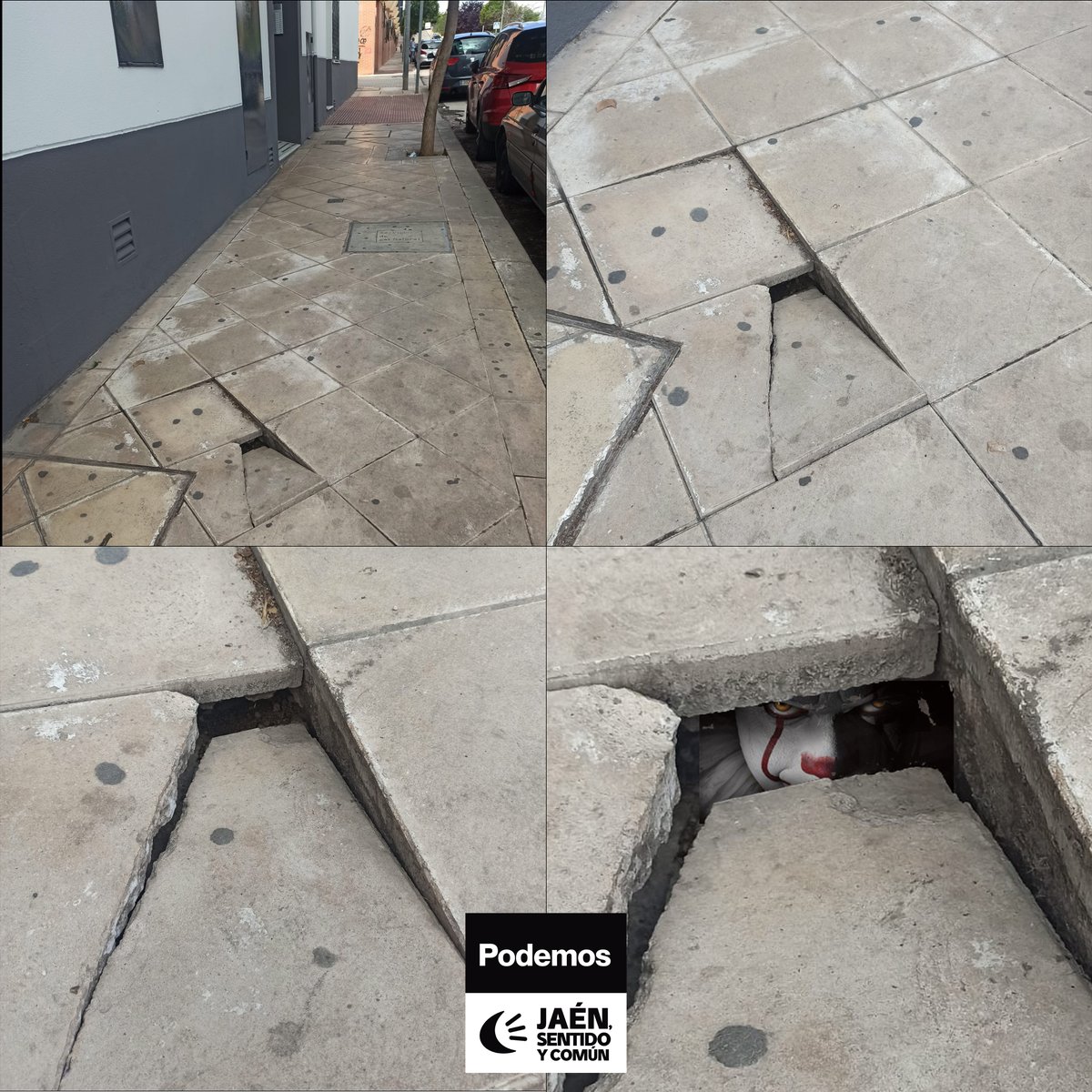 Serán las prisas de querer arreglar todo a tiempo..o quizás la inauguración del Jaén Plaza...pero "lo de meter la pata" se le da bien al <a href="/AytoJaen/">Ayuntamiento de Jaén</a> 😞

PD: Cuidado a las vecinas y vecinos de la C/ Unicef.