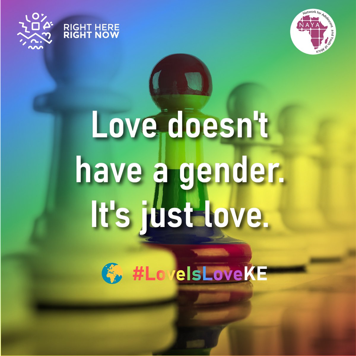 #LoveIsLoveKE let's love and respect each other's opinions.
#IDAHOBIT
@NAYAKenya
@RHRNKenya
@CSA_Kenya