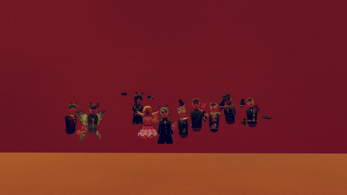 TarapeuticVR's tweet photo. Joined a pretty cool event yesterday - it was like a Star Wars military! The lighting was pretty epic ๐ #recroom #recroomphotos #recroommilitary #recroomevent #vr #vrgame #starwars https://t.co/YskGnIslzK