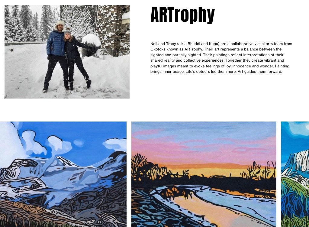 So great that ARTrophy is part of the Calgary Artist Studio Tour this weekend. Details: calgaryartistsstudiotour.com/artist-studio-… #okotoks #yyc #calgary