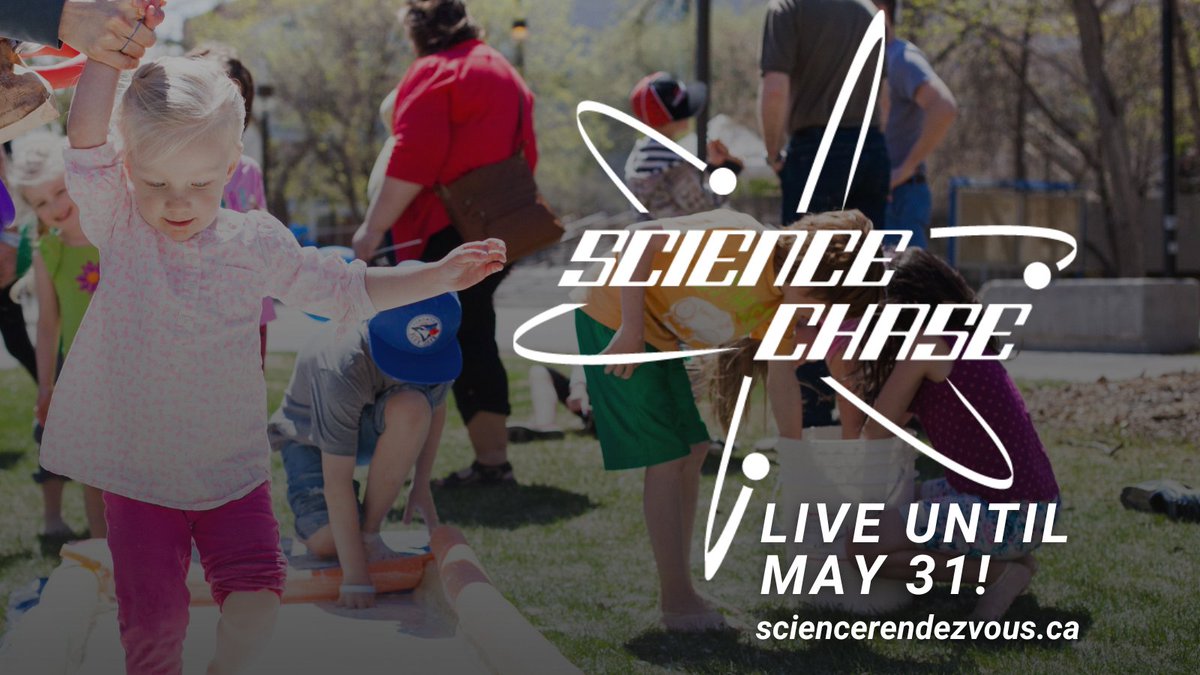 Our virtual Science Chase is LIVE until May 31!

Race across our interactive map, study our science resources, and be prepared to ace our fast-paced challenge quizzes to collect points for your team.

Will you be the ultimate Science Chase Champion?

📲 sciencerendezvous.ca/science-chase/
