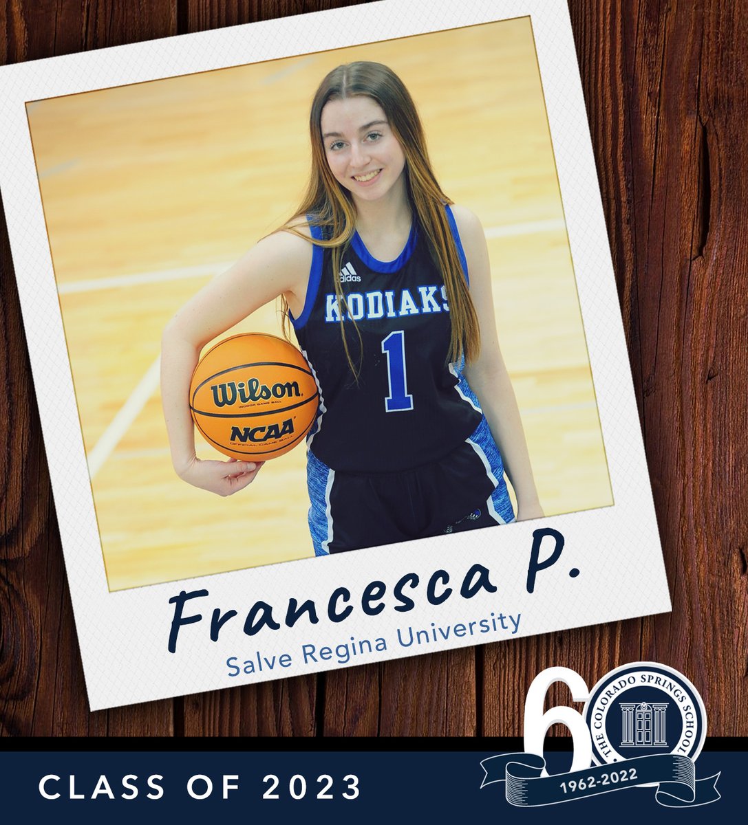 Francesca P., we've watched you shine as a mentor for the Full STEAM Ahead summer program & in athletics, where you were named the most improved girls' varsity basketball player & placed 4th in doubles tennis at the Regional tournament. @salveregina #CSSClassOf2023 #KodiakPride