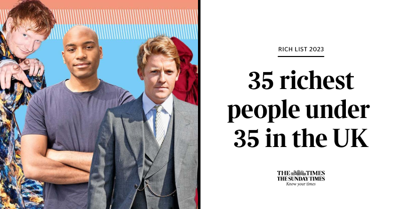 thetimes's tweet photo. Most of them did not inherit their wealth, half were state educated — but all are multimillionaires. Introducing the richest young people in Britain